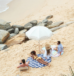Beach Towels - Round - Whitsunday Blue