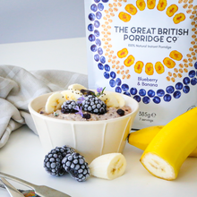Load image into Gallery viewer, The Great British Porridge - Blueberry &amp; Banana 385g