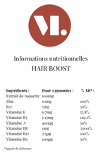 Load image into Gallery viewer, HAIR BOOST Gummies for hair - Madame La Présidente