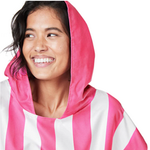 Load image into Gallery viewer, Adult Poncho - Quick Dry Hooded Towel - Phi Phi Pink