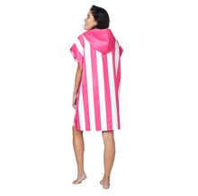 Load image into Gallery viewer, Adult Poncho - Quick Dry Hooded Towel - Phi Phi Pink