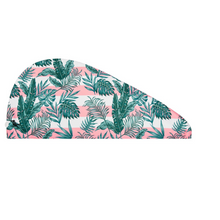 Load image into Gallery viewer, Quick Dry Hair Wrap - Botanical - Banana Leaf Bliss