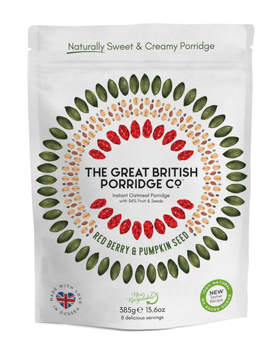 The Great British Porridge - Redberry & Pumpkin Seed 385g
