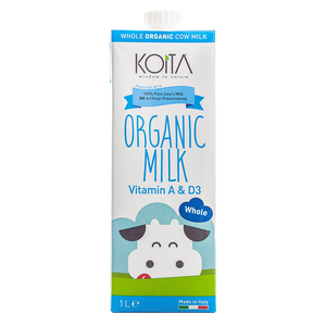 Koita Organic Whole Fat Milk 1L
