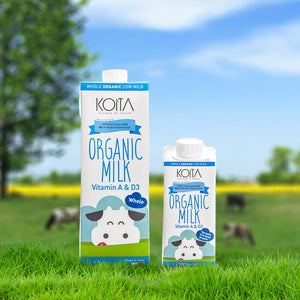 Koita Organic Whole Fat Milk Pack of 12L