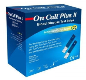 On Call Plus II Blood Glucose Strips