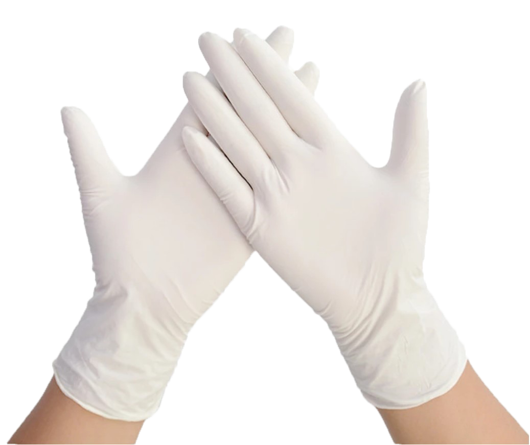 Latex Examination Gloves (Box of 100)