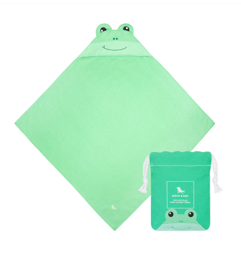 Frog baby towel hotsell