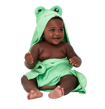 Load image into Gallery viewer, Baby Hooded Towel - Animal - Frankie Frog