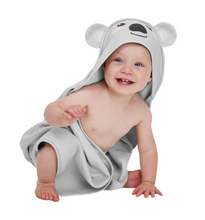 Load image into Gallery viewer, Baby Hooded Towel - Animal - Kirra Koala