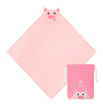 Load image into Gallery viewer, Baby Hooded Towel - Animal - Parker Pig