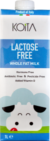 Koita Lactose Free Whole Fat Milk 1L (EXP 05 MAY 24)