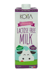 Koita Lactose Free Low Fat Milk PACK OF 12 x 1L (EXP 13NOV2023)