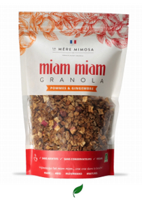 Miam Miam Granola - Christmas Edition - Apple & Ginger - 100% Vegan -350G