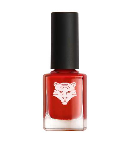 All Tigers - Natural & vegan nail lacquer ORANGE RED 206'EARN YOUR STRIPES'