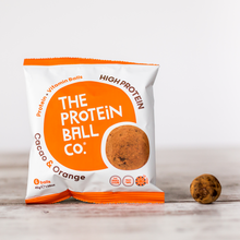 Load image into Gallery viewer, Cacao &amp; Orange Whey Protein Balls 45g - 6 Balls