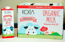Load image into Gallery viewer, Koita Organic Low Fat Cow Milk Pack of 12x1L