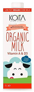 Koita Organic Low Fat Milk 1L